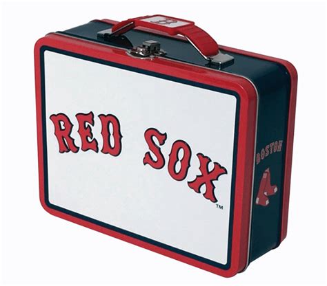 red sox metal lunch box|Boston Red Sox™ Lunch Box .